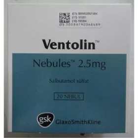 VENTOLIN NEBULES 2.5MG