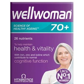 WELLWOMAN 70+ BY 30 CAPSULES - (26 NUTRIENTS, ZINC, THIAMINE, IODINE)