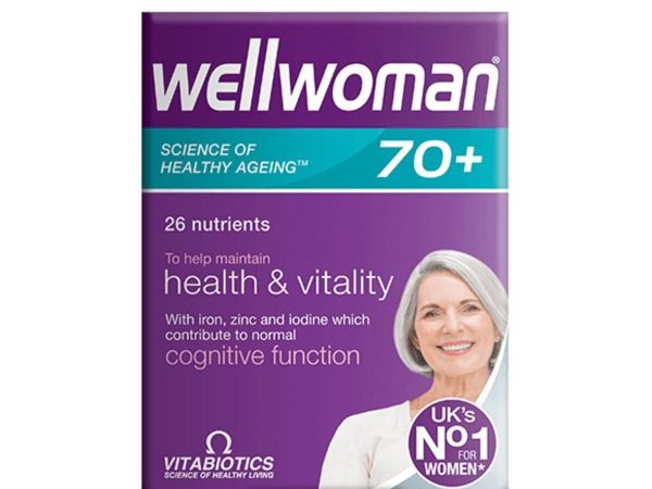 WELLWOMAN 70+ BY 30 CAPSULES - (26 NUTRIENTS, ZINC, THIAMINE, IODINE)