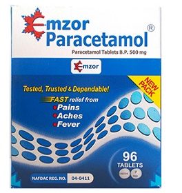 Emzor Paracetamol 96 Tablets